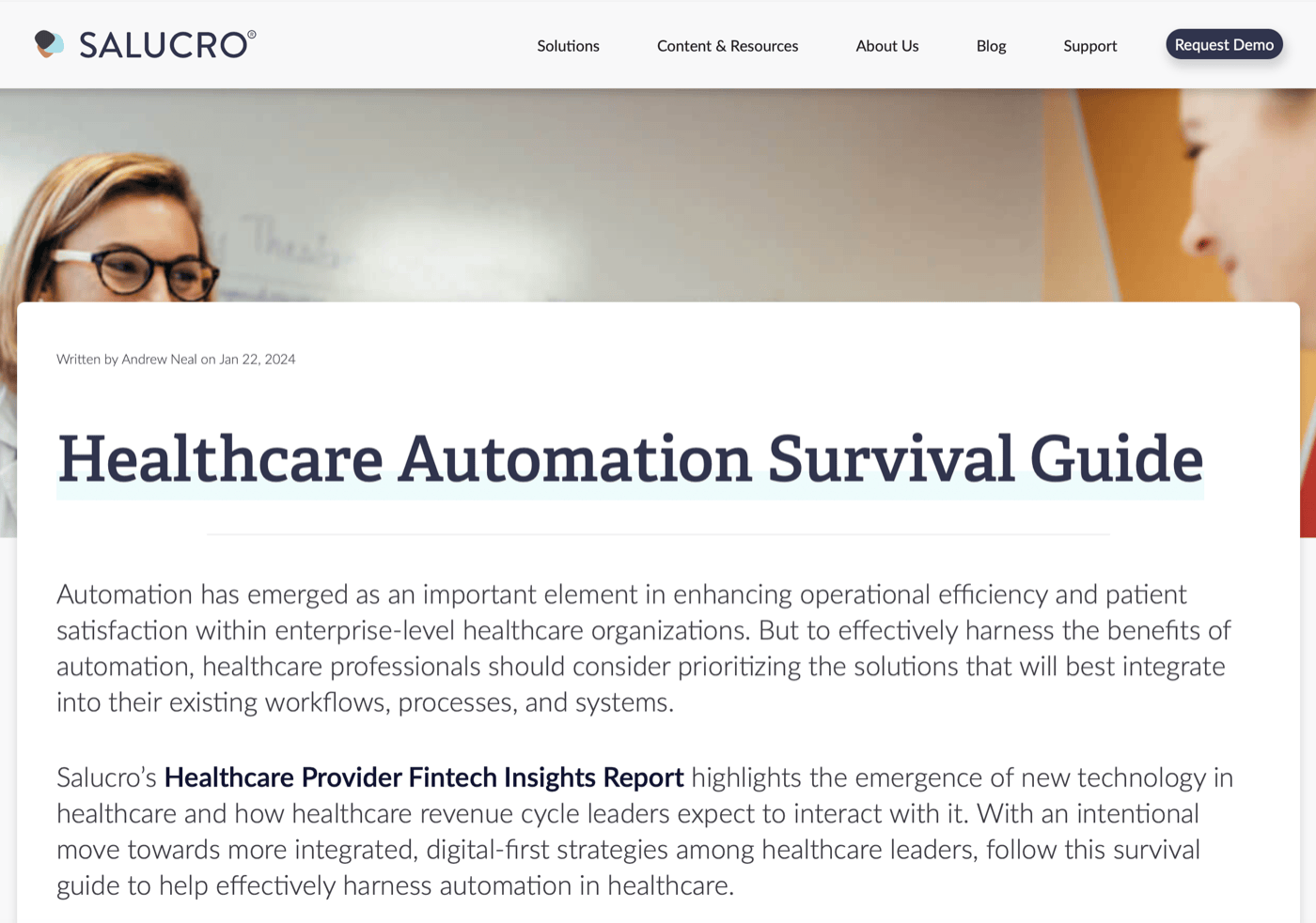 Healthcare Automation Survival Guide