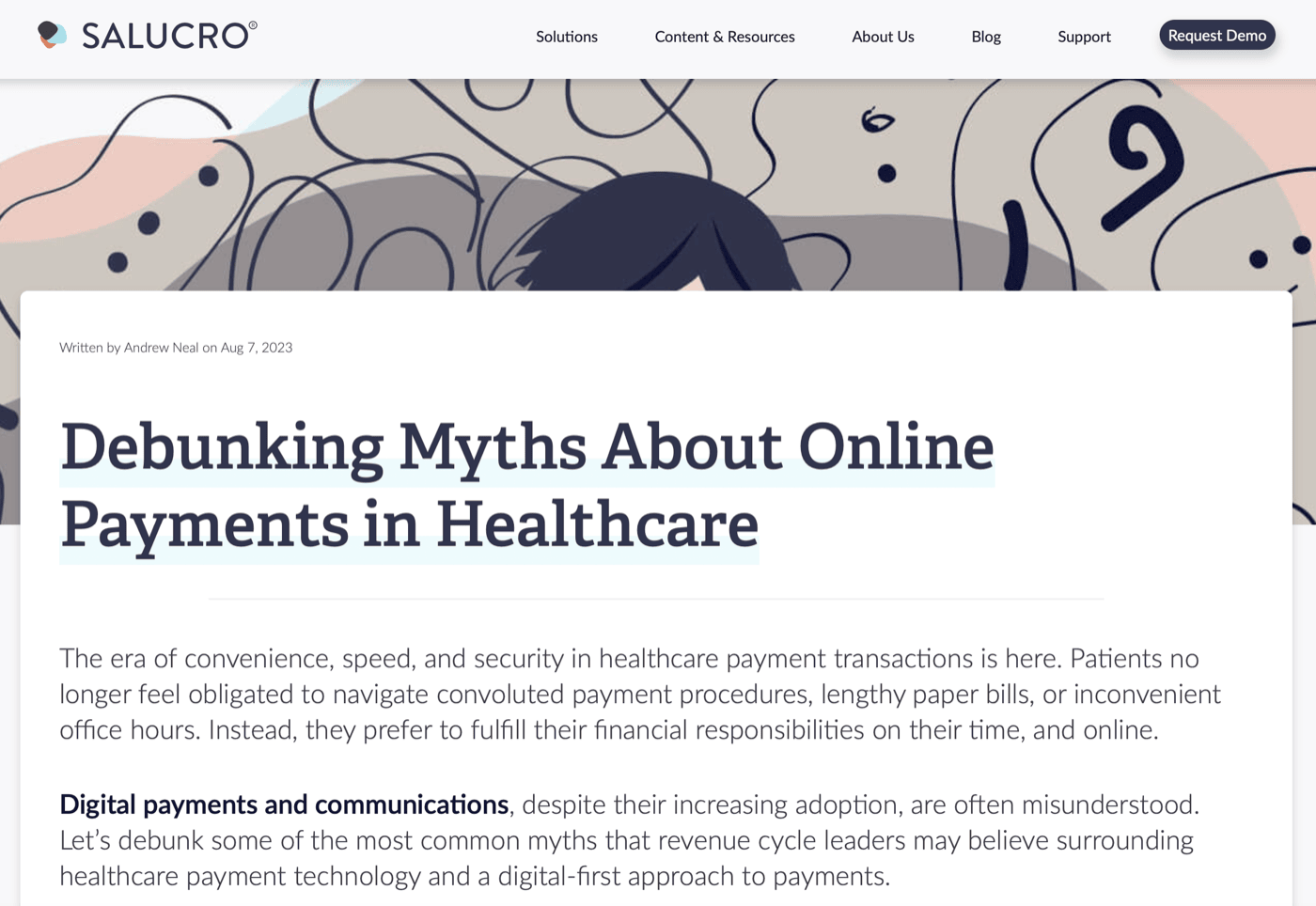 Debunking Myths About Online Payments in Healthcare